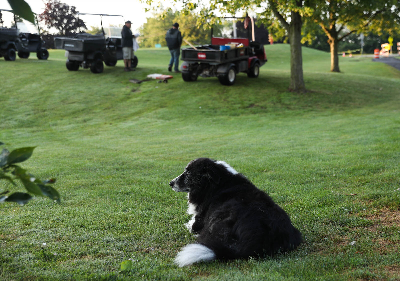 Scott and Thunder make their rounds